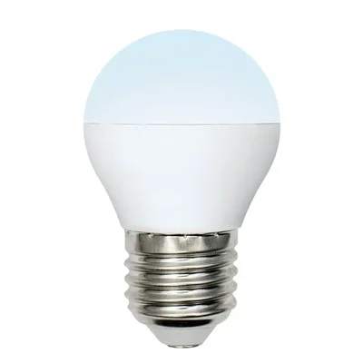 Лампа светодиодная Uniel E27 6W 4000K матовая LED-G45-6W/NW/E27/FR/MB PLM11WH UL-00002378