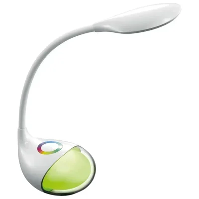 Светильник настольный 7W, 6000-6500K, 100-240V, белый, DE1730