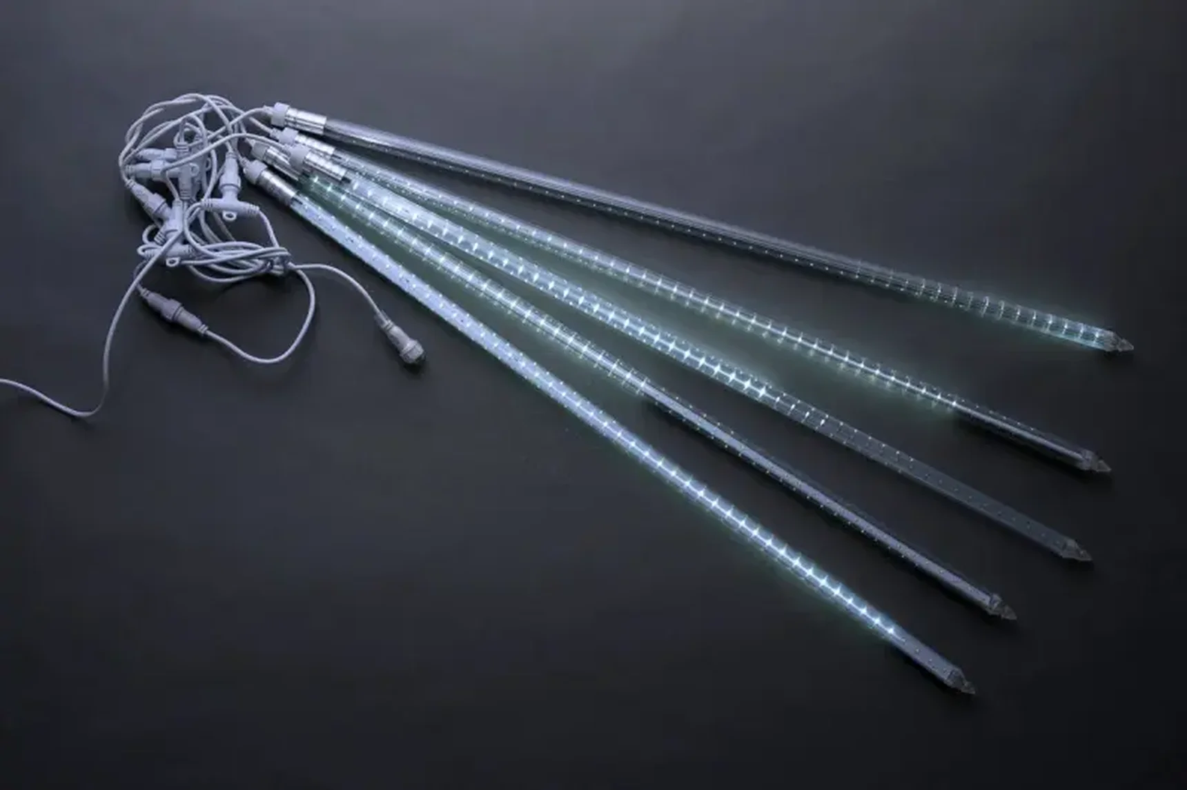 Сосульки Трубки 5шт 1М Бел. LED-PL-SNOW-480SMD-1M-5-12V-W Соединяемая