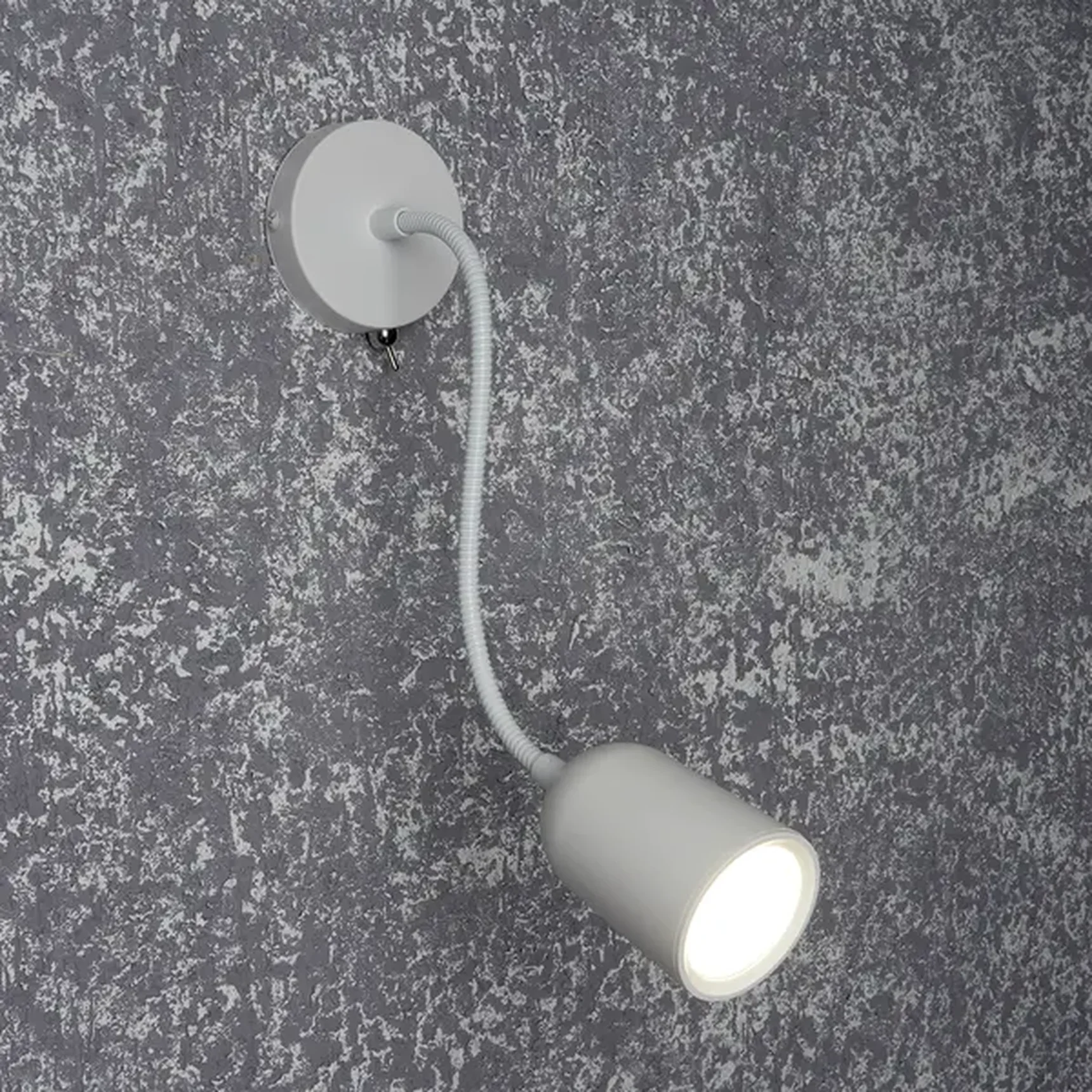 Светильник ML400 настенный под лампу с выключателем MR16/GU10, 35W,  белый, 48441