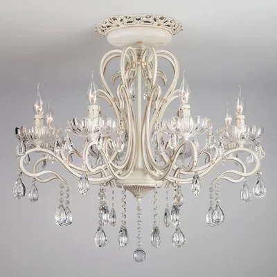 Подвесная люстра Eurosvet 12205/8 белый Strotskis