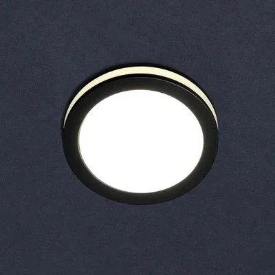 Светодиодный светильник General GLP-DECO-R2-7BT-IP40-4-BL, круглый, черный, 412374