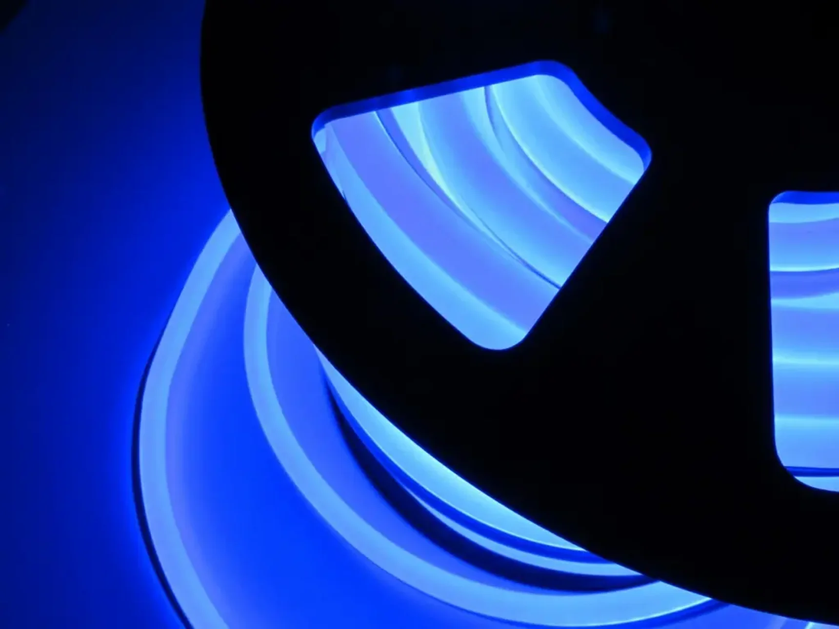 Гибкий неон LN-FX-FCB-3528-2W-50M-240V-B синий, 15х26мм, 1М