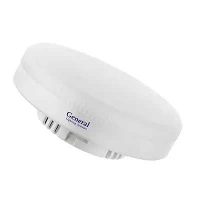 Лампа светодиодная General GLDEN-10GX53-10-230-GX53-2700, 661890, 670Лм, теплый белый