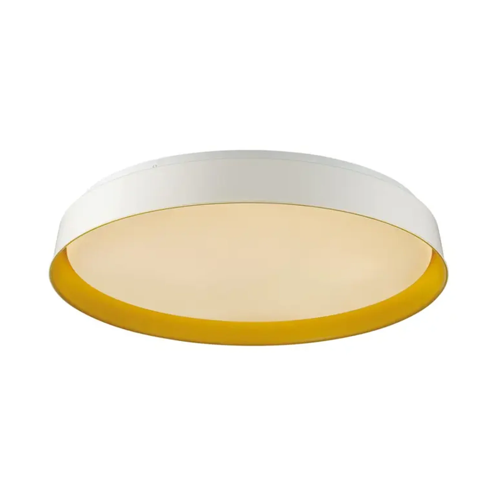 7711/EL COLOR SN 102 Светильник пластик/желтый LED 70Вт 3000-6000К D510 IP43 пульт ДУ TUNA YELLOW