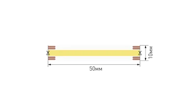 Светодиодная лента COB, 640 LED/м, 15 Вт/м, 24В , IP20, Цвет: CCT, SWG-COB640-24-15-CCT