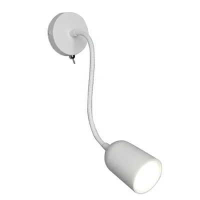 Светильник ML400 настенный под лампу с выключателем MR16/GU10, 35W, белый, 48441