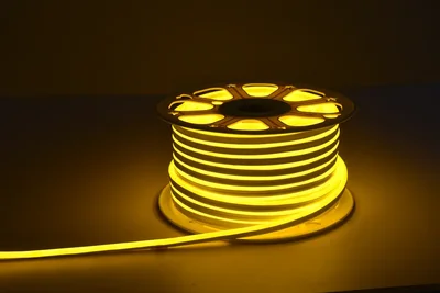 Гибкий Неон Rich LED, односторонний, жёлтый, 8*16 мм, 220 В, 50 м, RL-FX816-120-220V-Y/Y