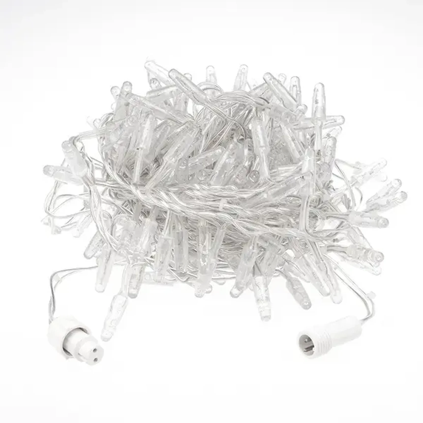 Гирлянда Кластер 10 м, 400 LED, прозрачный ПВХ, IP65, соединяемая, цвет свечения теплый белый NEON-NIGHT