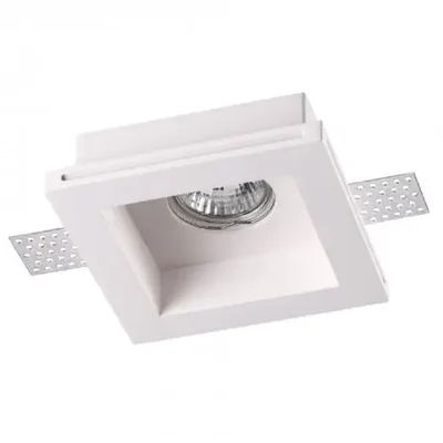 Встраиваемый гипсовый светильник в штукатурку или под покраску Novotech Yeso 370472