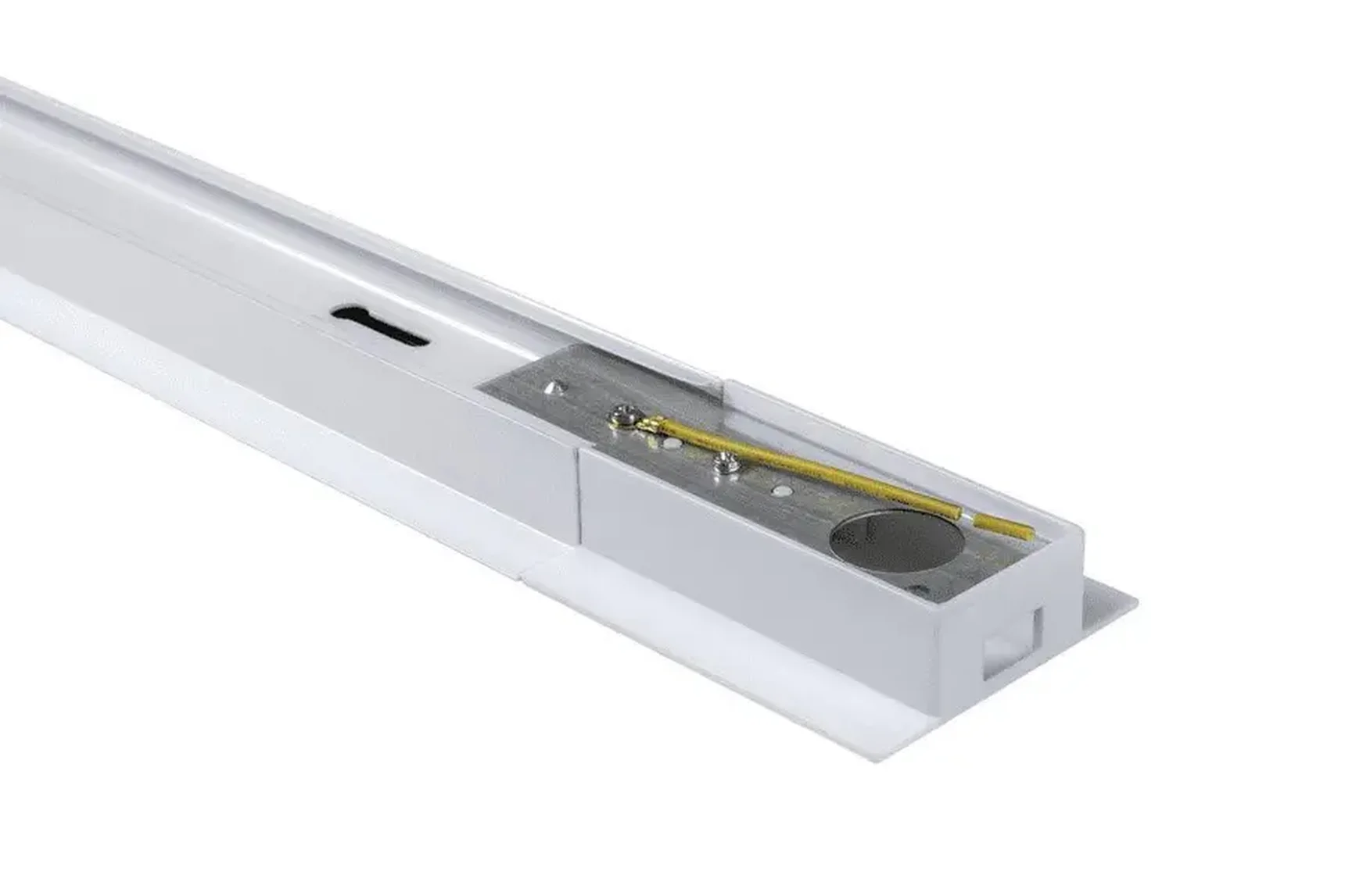 Шинопровод однофазный встраиваемый белый, TR-RC-WH-2