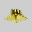 Декоративная рамка-отражатель для светильников серии Alfa LED латунь, Ring8-10W-SQ-BS