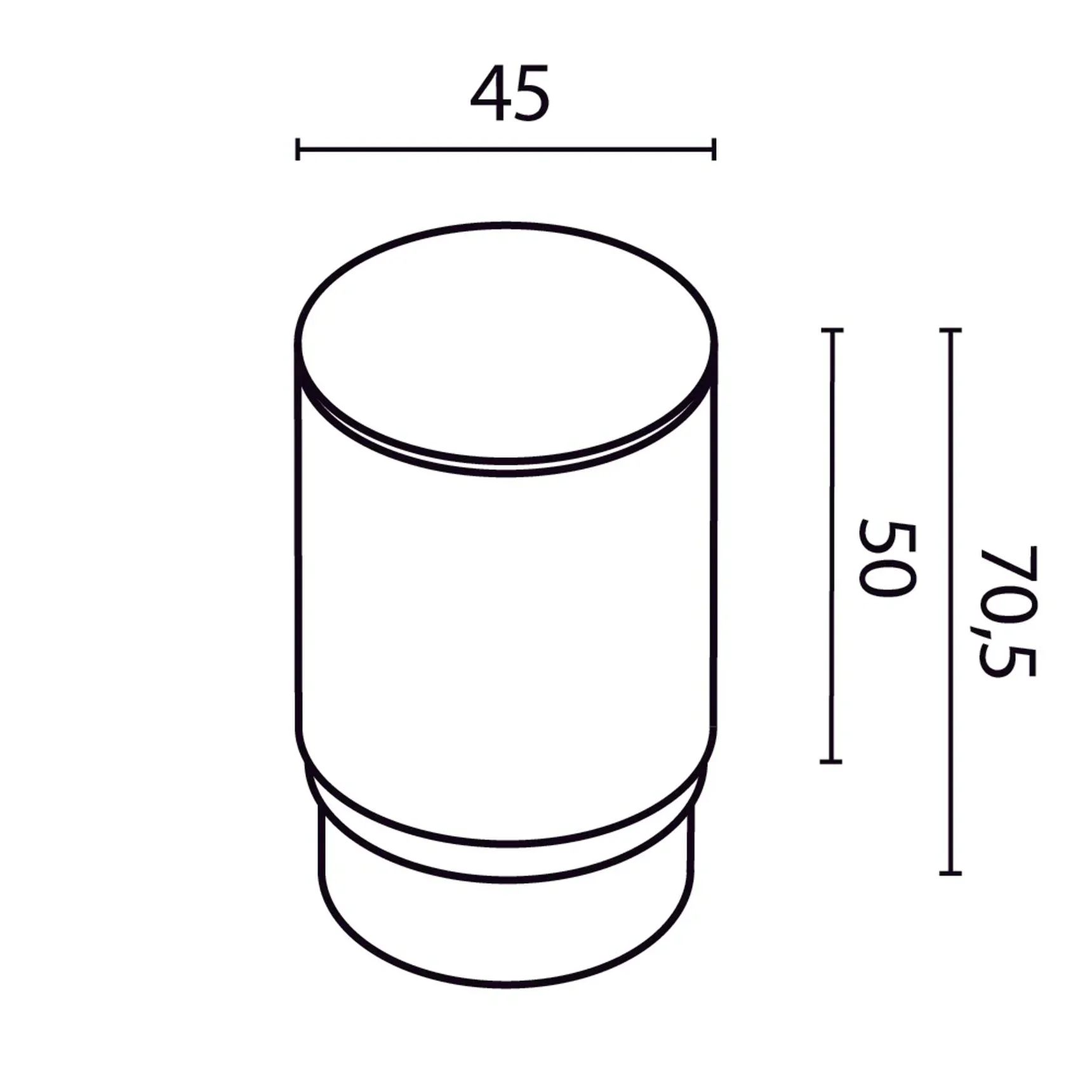 Матовый рассеиватель для Focus Led 5Вт, RingMAcr-5-W