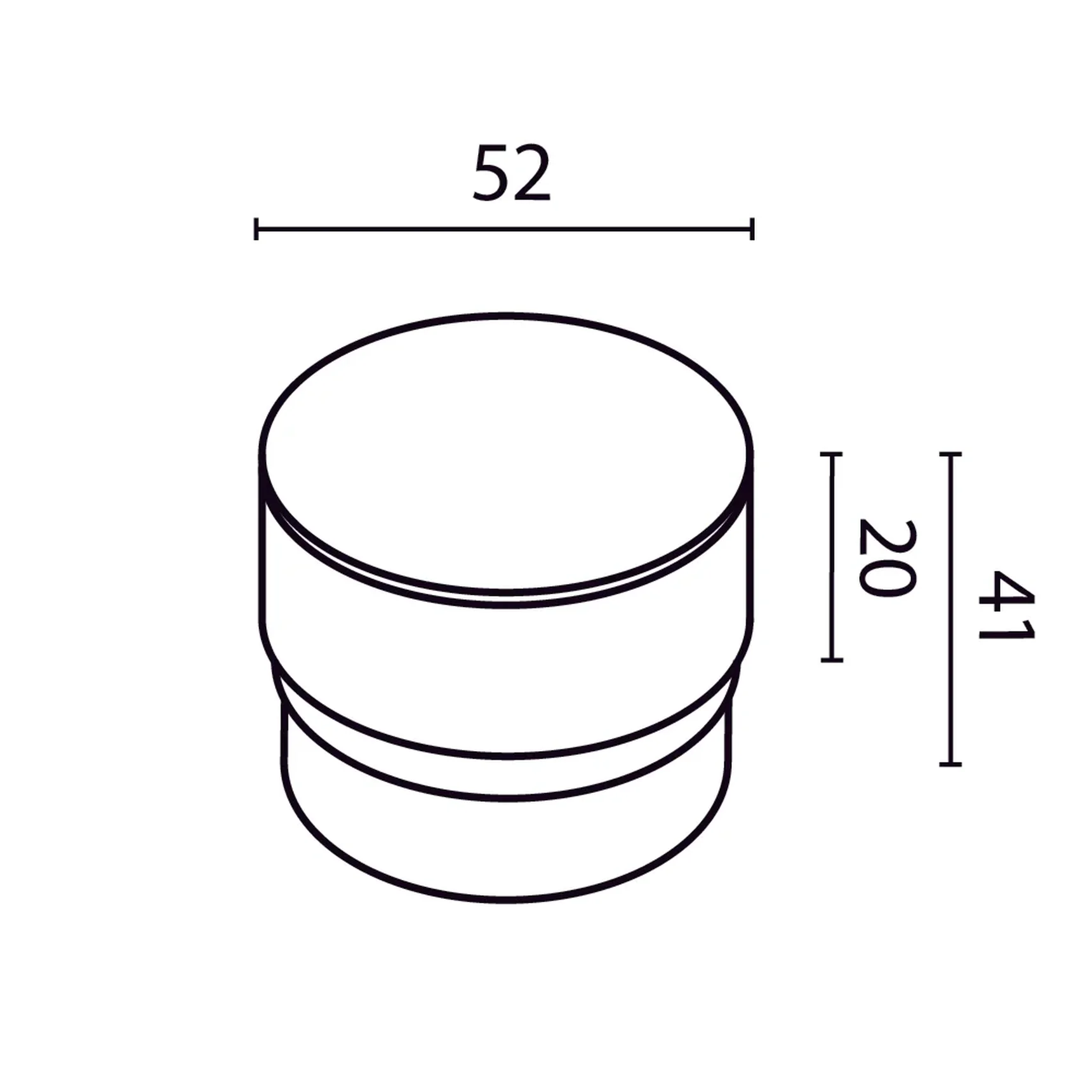 Матовый рассеиватель для Focus Led 12Вт, RingSAcr-12-W