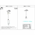 Светильник настенный iLamp King RM6201-1P CR+CL