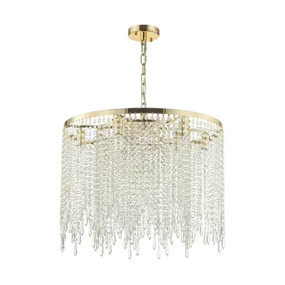 5028/9 MODERN ODL23 641 золотой/прозрачный металл/хрусталь Люстра E14 9*40W CHOKKA