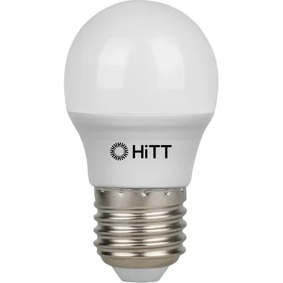 Светодиодная лампа HiTT-PL-G45-13-230-E27-6500