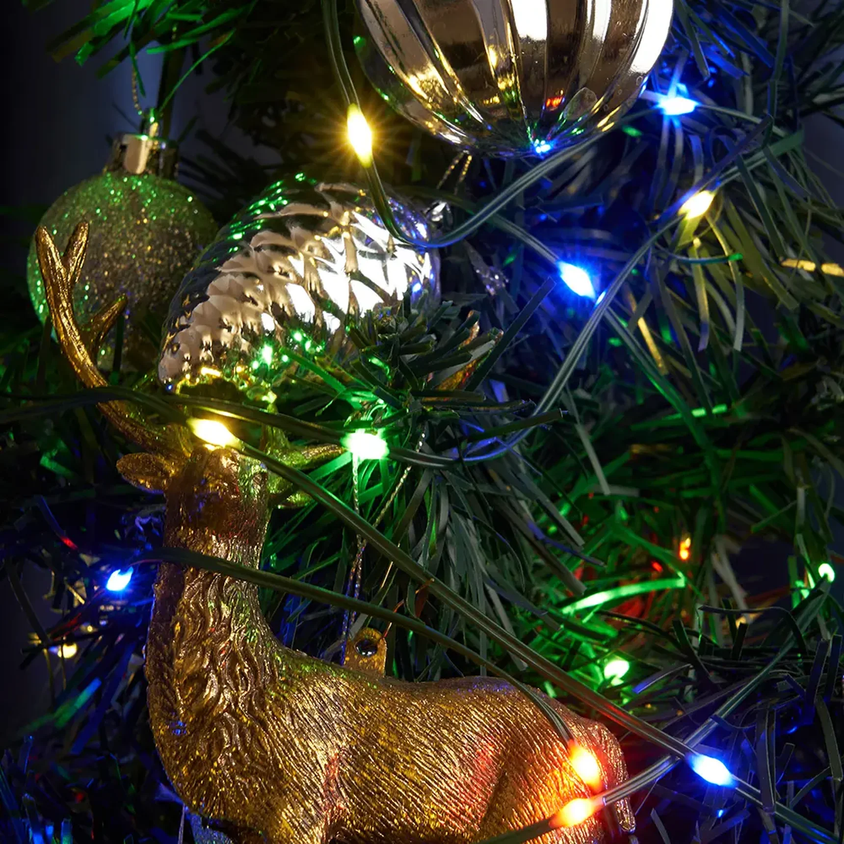 Светодиодная гирлянда Feron CL582 линейная Нить 220V мультиколор