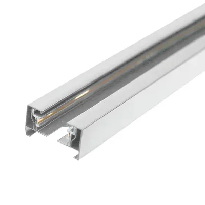 Шинопровод для трековых однофазных светильников, белый, 3м, в наборе токоввод, заглушка, крепление, CAB1007