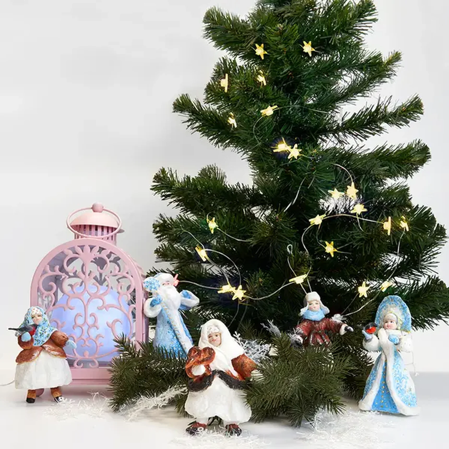 Гирлянда линейная Звездочки USB 50LED 2700K, IP 20, 4,5м, CL572