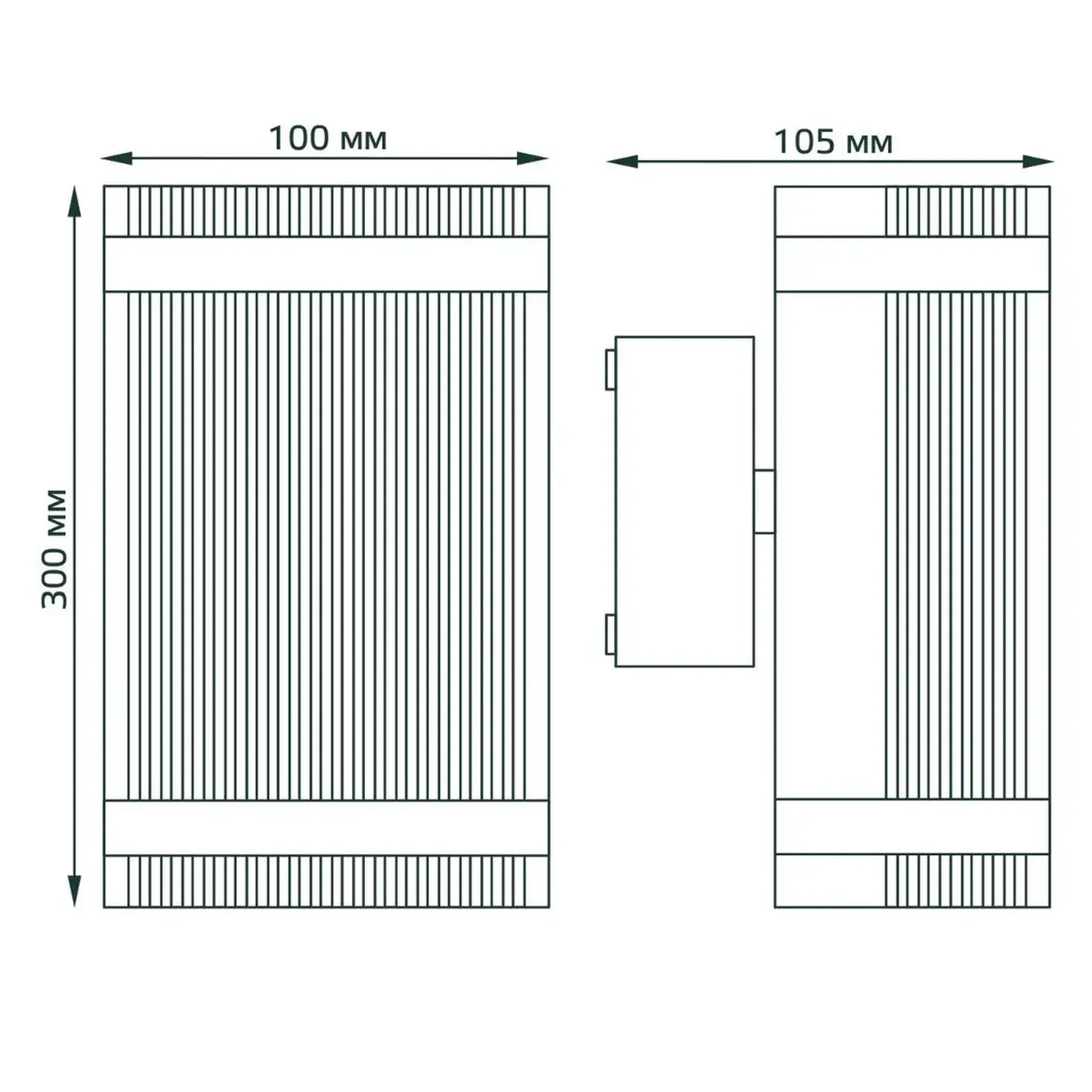 Уличный настенный светильник Gauss Electra GD162