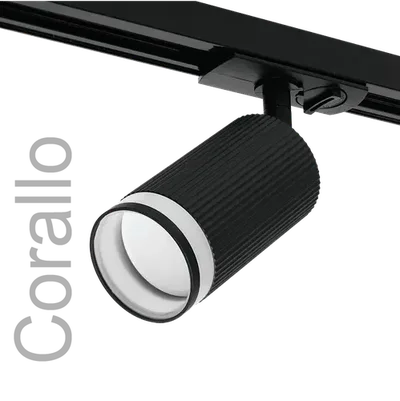 Трековый светильник WOLTA WTL-GU10/05B под лампу GU10 Черный CORALLO