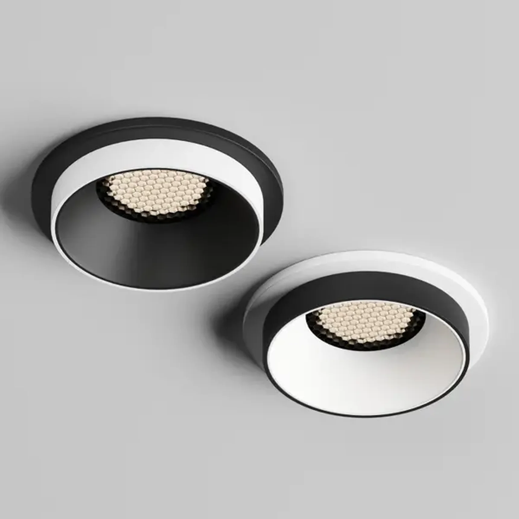 Точечный встраиваемый светильник Denkirs DK2400-BK