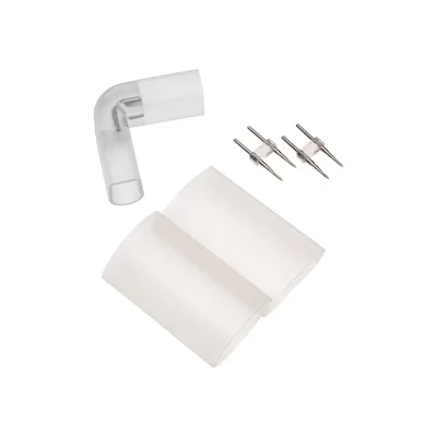 L - коннектор для одностороннего Гибкого Неона 8х16мм