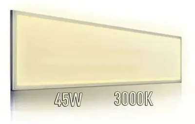 Светодиодная панель 1200x300, 220 Вольт, 45 Ватт, IP44, Серебристый, 103365