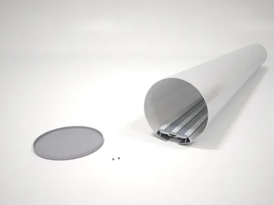 Цилиндрический профильный линейный светильник D120, RVE301305