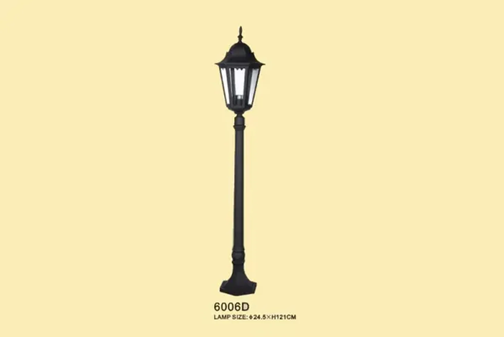 FL-6006D(6D1) Фонарь 24,5*121 см