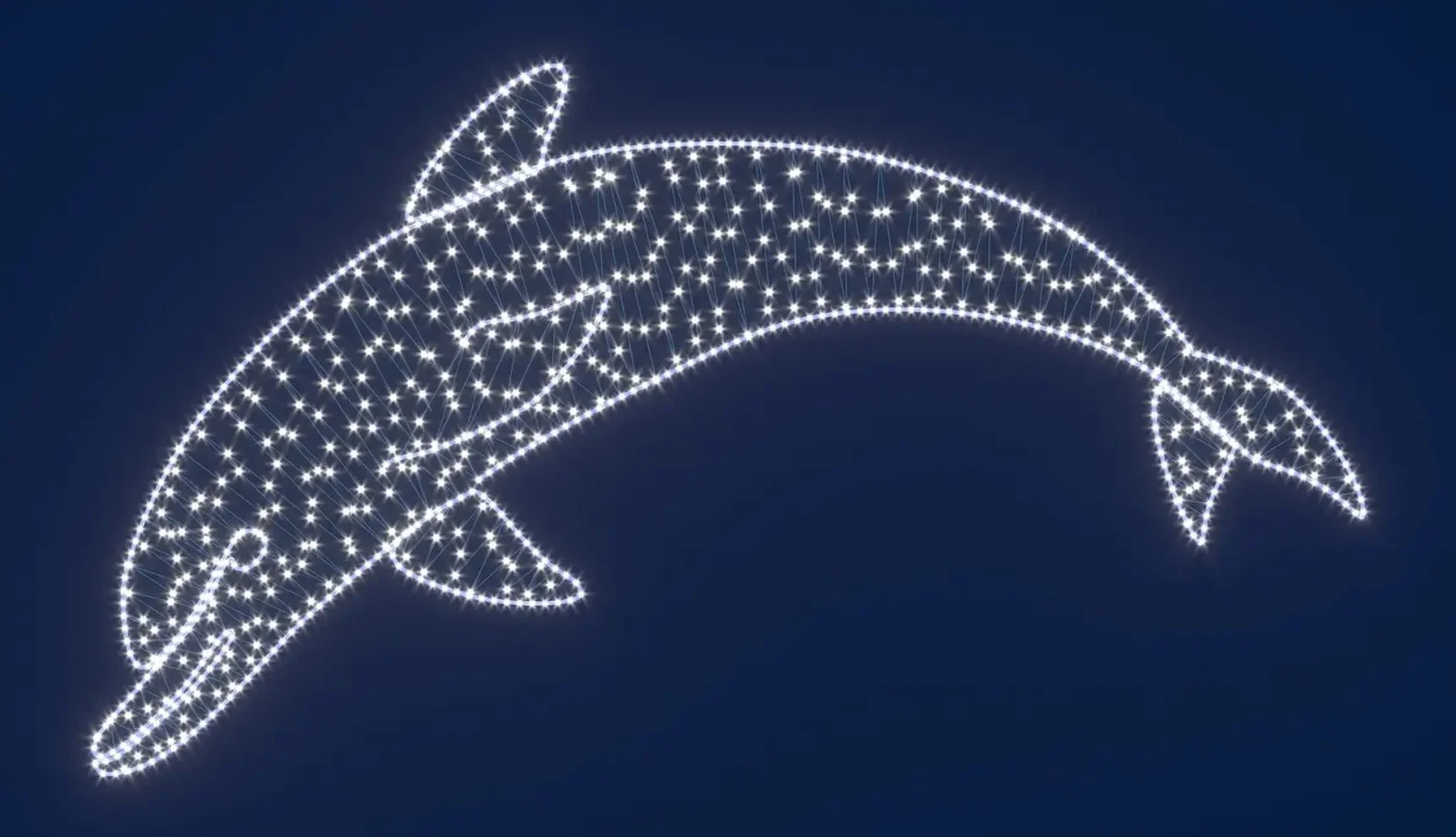 Светодиодная консоль Rich LED на металлокаркасе, дельфин, 220 В, RL-KN-S-01-26