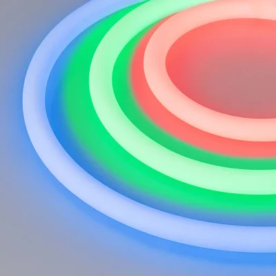 Лента герметичная MOONLIGHT-TOP-G280-D18mm 24V RGB 360deg (13 W/m, IP65, 3838, 5m, wire x1) (Arlight, Вывод прямой, 3 года)