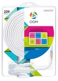 SL-52 Комплект светодиодной ленты 220В, 12Вт/м, smd5050, 60д/м, IP65, 700Лм/м, ширина подложки 12мм, 5м, RGB