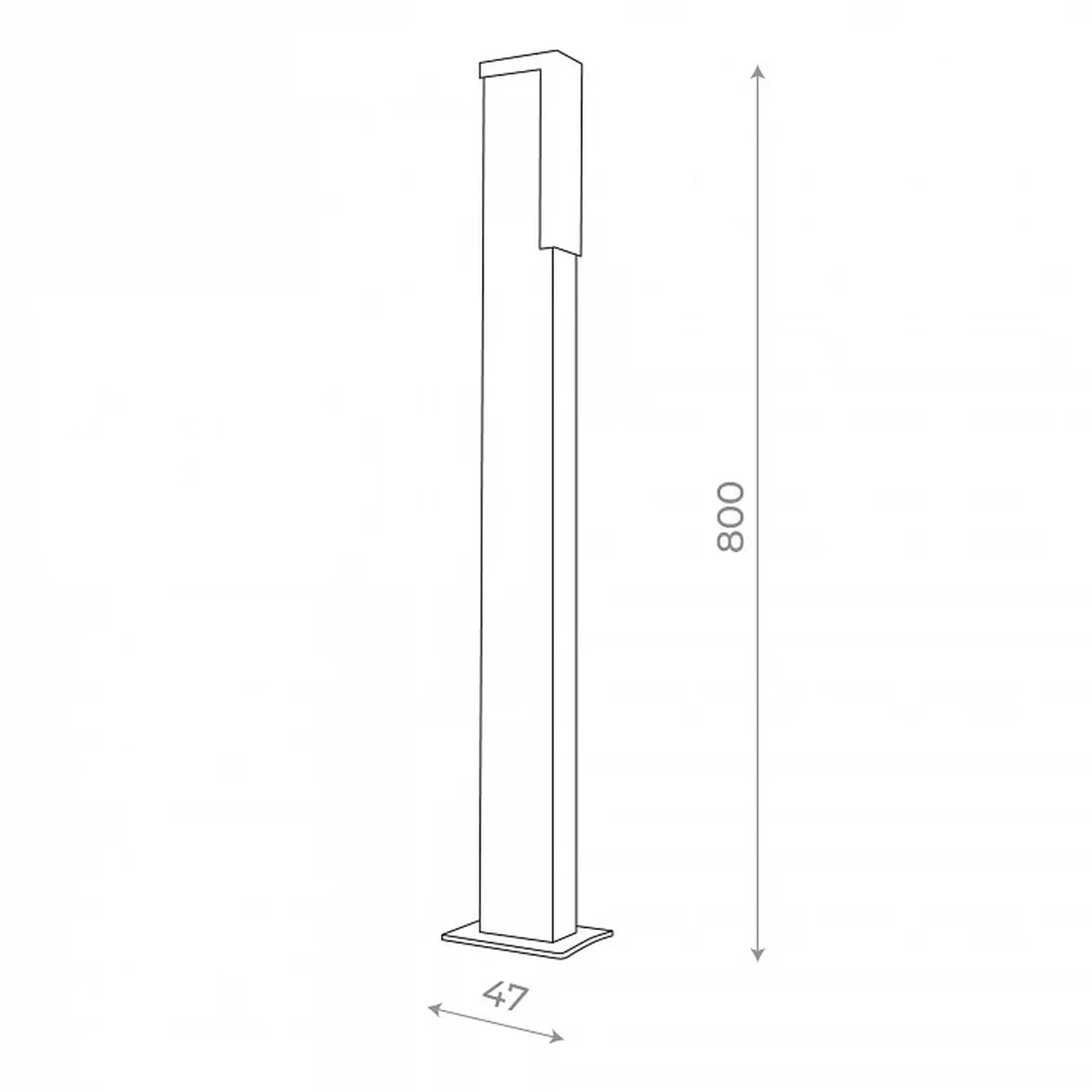 Наземный низкий светильник ST-Luce Posto SL096.445.02