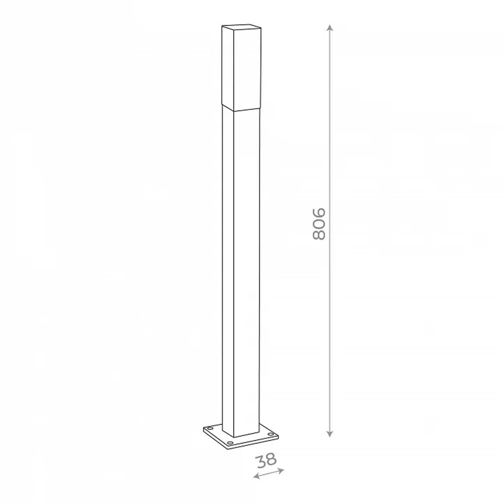 Наземный низкий светильник ST-Luce SL101 SL101.715.01