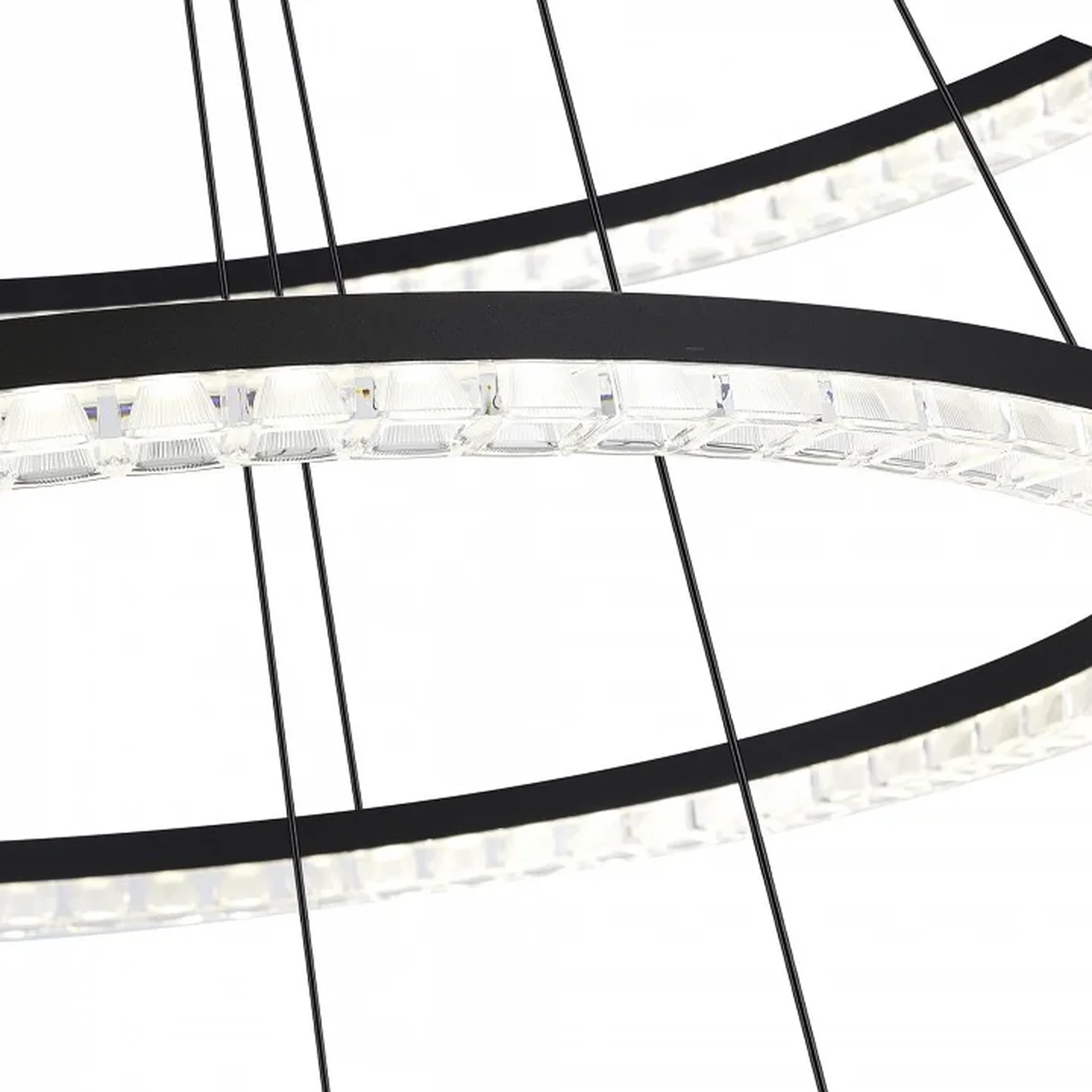 Светильник подвесной ST-Luce черный/прозрачный LED 3*130W 4000K