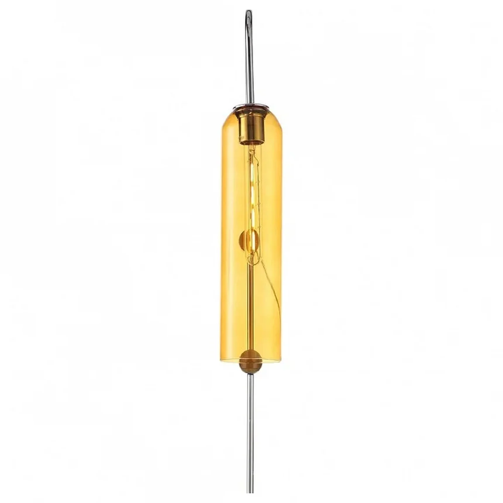 Светильник настенный ST-Luce Хром/Янтарный E27 1*60W CALLANA