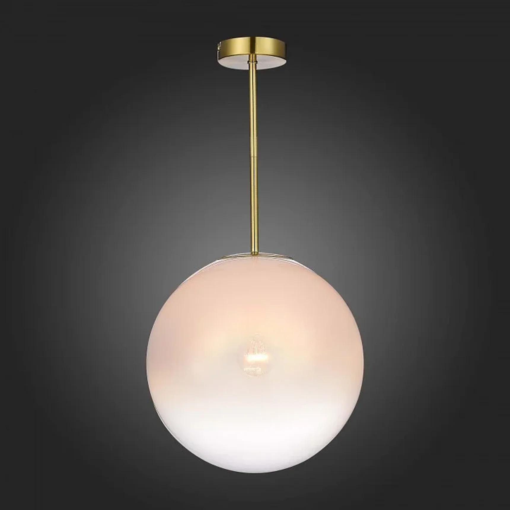 Светильник потолочный ST-Luce Золотистый/Прозрачно-белый E27 1*60W