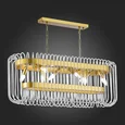 Люстра подвесная ST-Luce Золотистый/Прозрачный E14 6*40W