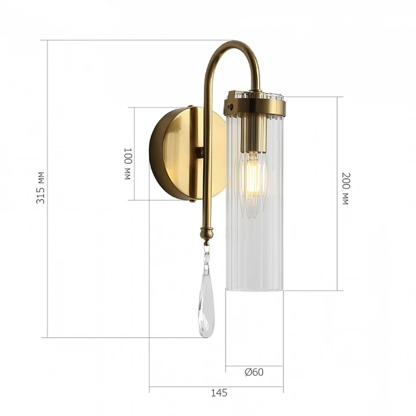 Бра Luminera SL1401.301.01