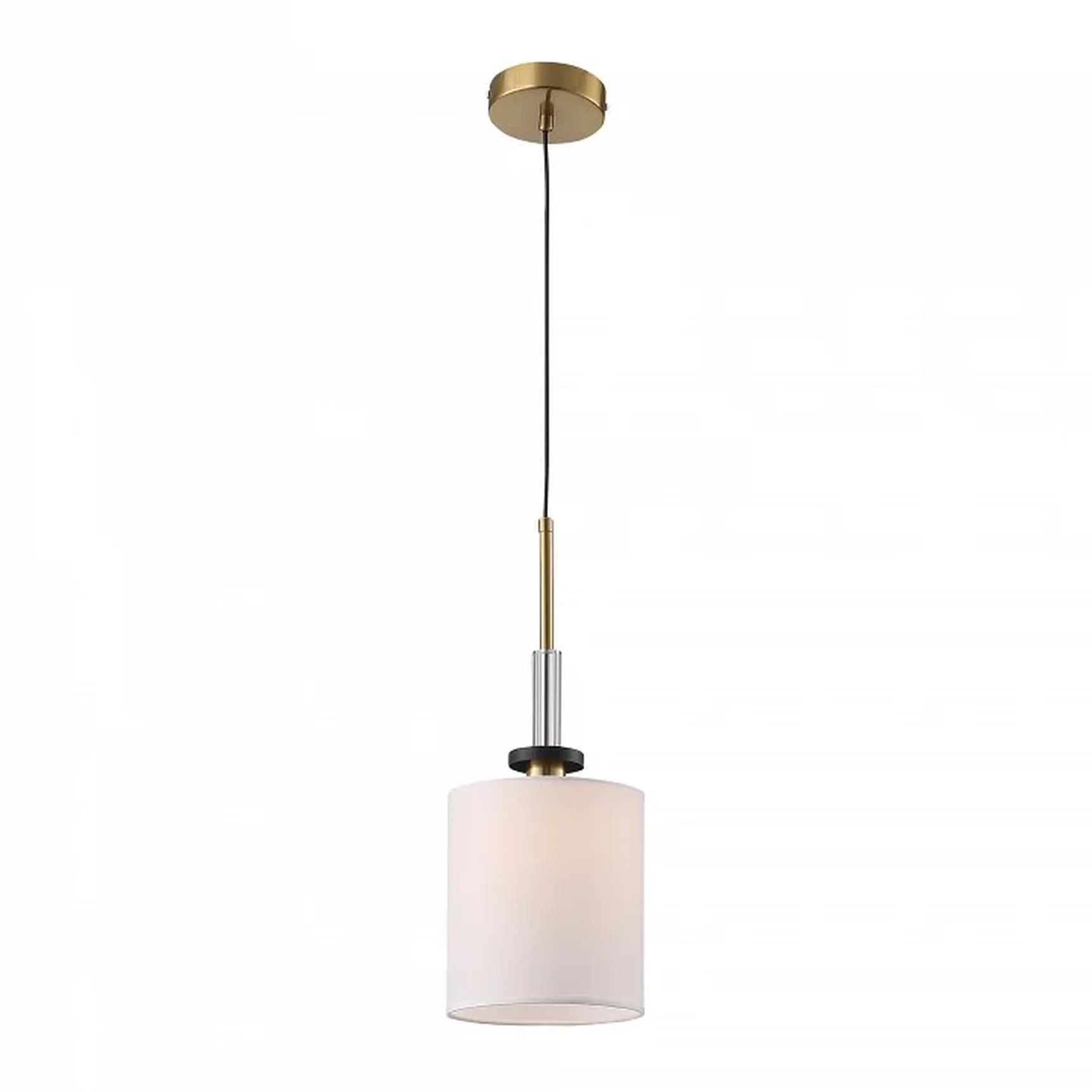 Люстра подвесная ST-Luce Латунь/Прозрачный E14*6 40W BLACK+BRASS