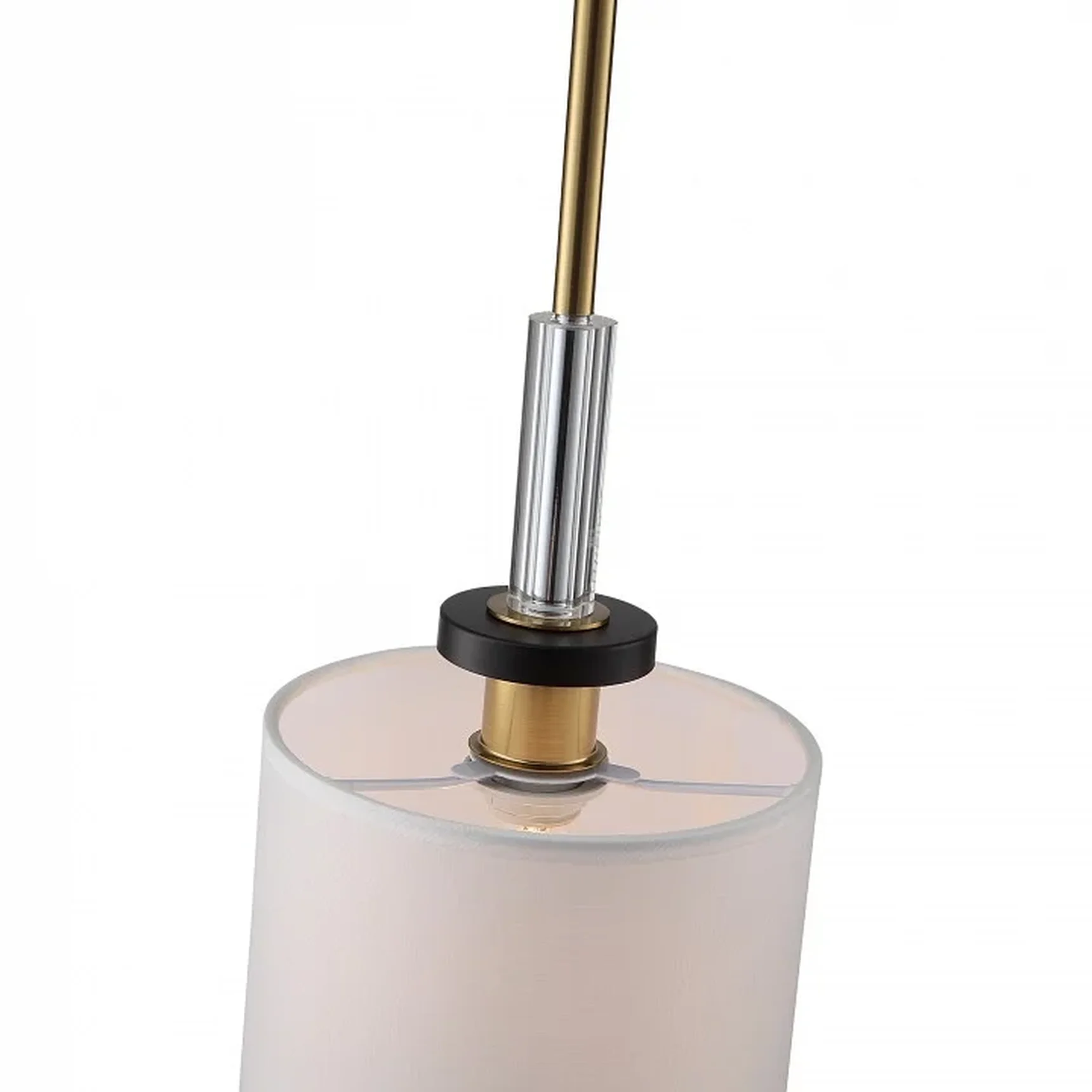 Люстра подвесная ST-Luce Латунь/Прозрачный E14*6 40W BLACK+BRASS