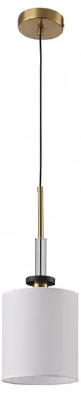 Люстра подвесная ST-Luce Латунь/Прозрачный E14*6 40W BLACK+BRASS