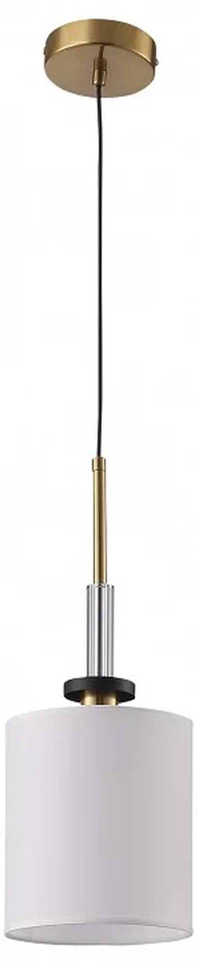 Люстра подвесная ST-Luce Латунь/Прозрачный E14*6 40W BLACK+BRASS