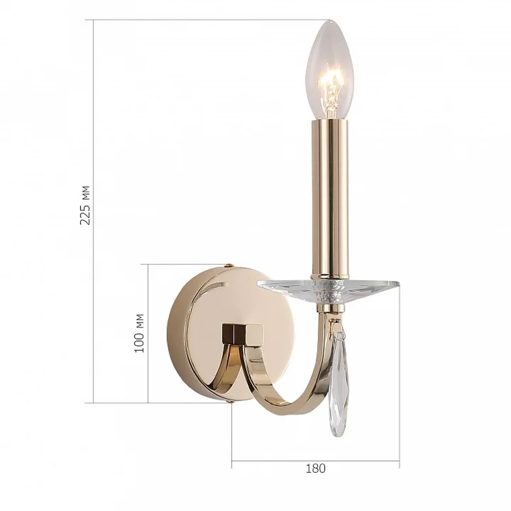 Бра BRASS SL1405.201.01