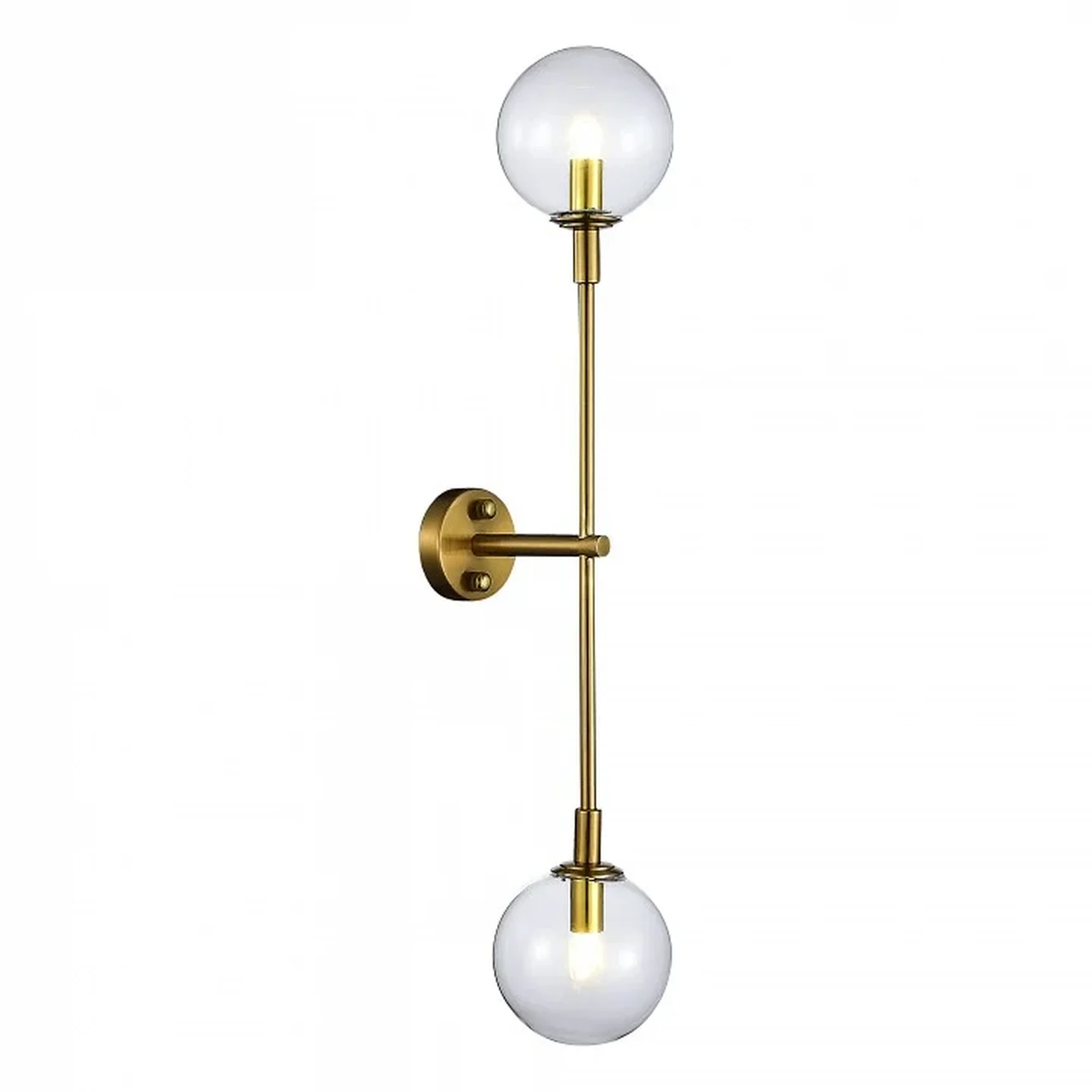 Бра ST-Luce Золотистый/Прозрачный G9 2*5W 4000K