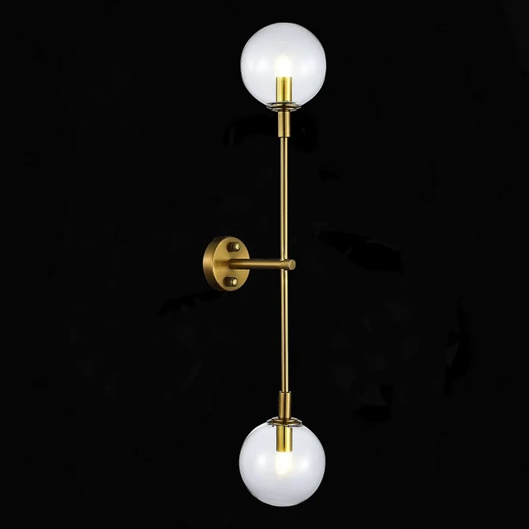 Бра ST-Luce Золотистый/Прозрачный G9 2*5W 4000K