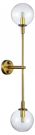 Бра ST-Luce Золотистый/Прозрачный G9 2*5W 4000K