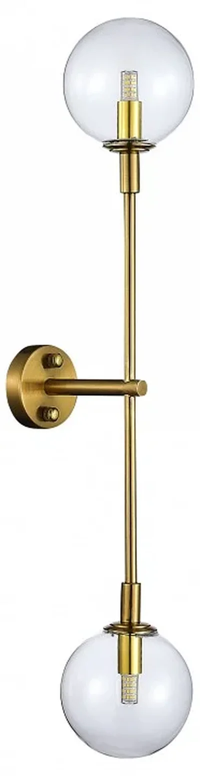 Бра ST-Luce Золотистый/Прозрачный G9 2*5W 4000K